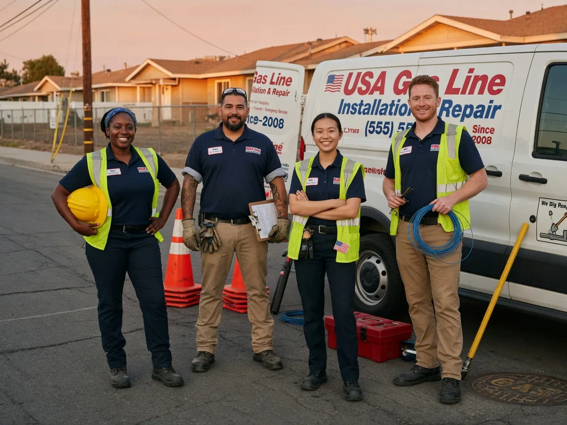 Gas Line Installation company in Sassamansville, PA
